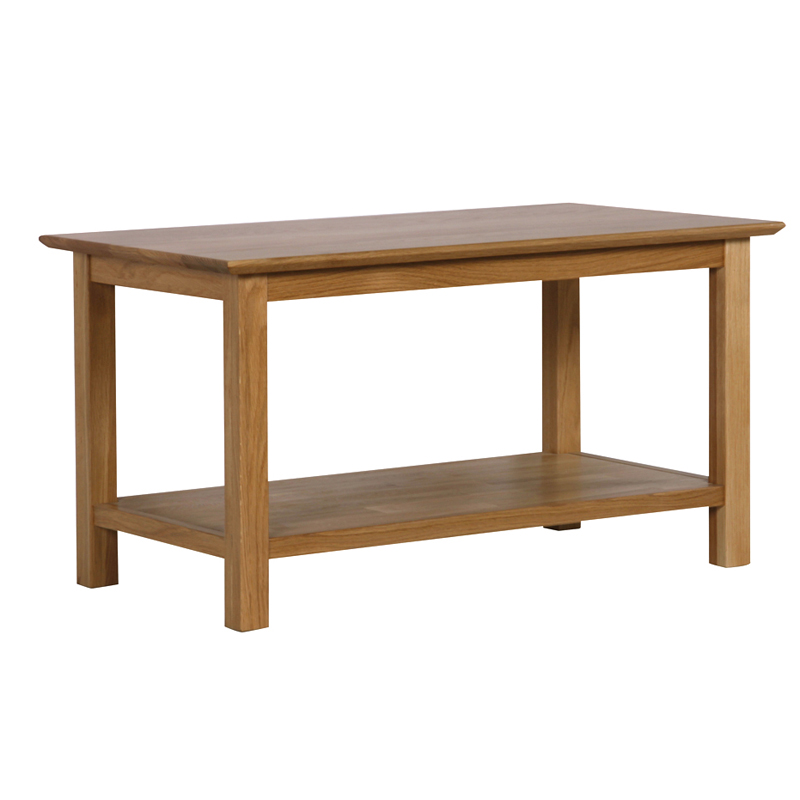 Meja Kopi Oak Moden